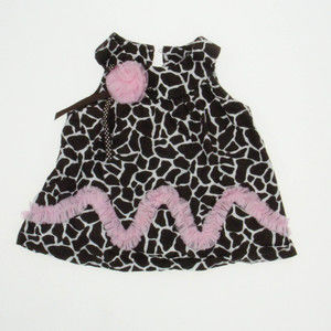 Rare, Too! Girls Brown | White Blouse size: 18 Months